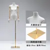 Loja de roupas modelo magra de seios pequenos adereço expositor de roupas femininas suporte de exibição ornamento de pendurar de peito plano manequim de torso de mão cabide de roupas