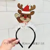 Diademas y Accesorios para el Cabello Navideños Transfronterizos con Papá Noel, Muñecos de Nieve, Renos y Hombrecillos de Jengibre