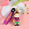 Figuritas de llavero de goma blanda de anime de dibujos animados, colgantes para mochila, accesorios para bolsos, pequeños adornos, al por mayor en stock para tiendas