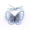 Nueva banda de goma para el cabello con forma de mariposa de tela con temperamento lindo coreano, accesorios para el cabello, tocados, fabricantes al por mayor