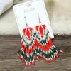 Aliexpress Popular de Venta Caliente Pendientes Largos Geométricos Coloridos Bohemios y Accesorios Venta al por Mayor Dropshipping