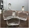 Botella de Aromaterapia Cuadrada Plana Casual Sin Fuego Yurta Creativa Flor Seca Ratán Ins Botella Vacía Punto Botella de Perfume de Vidrio