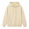 Sudadera de Algodón 320g, Nuevo Estilo Primavera y Otoño, Peso Pesado, Versátil, Corte Holgado, Marca de Moda, Sudadera para Hombre de Color Sólido