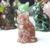 [Adornos de Gato de la Suerte] Resina Tallada a Mano Mascota de la Suerte Decoración para Hogar y Tienda Creativo