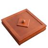 Caja de madera dieléctrica simple para frutos secos, bandeja para frutas, bandeja para refrigerios domésticos, bandeja para dulces de Año Nuevo, caja de almacenamiento para refrigerios de cocina