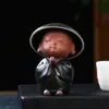 Coador de Chá de Cerâmica Filtro de Chá Criativo Doméstico Kung Fu Acessórios de Chá Utensílios de Chá Ornamento de Estatueta de Argila Roxa