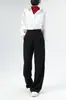 Pantalones Rectos de Pierna Ancha con Caída Versátiles sin Planchar Anchen para Mujer 2026 Nuevos Pantalones Profesionales para Mujer Primavera Verano Otoño