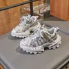 Zapatillas de malla única tipo "dad shoes" para niños, nuevo modelo primavera y otoño 2026 para niñas, transpirables, ligeras, con suela gruesa, zapatillas versátiles casuales
