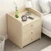 Mesita de noche para dormitorio, con mini cajones con cerradura, diseño simple, estilo minimalista, adecuada para uso doméstico, mueble auxiliar de noche para dormitorio