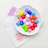 Contas de Acrílico Coloridas Candy Estrela de Cinco Pontas Gordinha Macaron Contas Espaçadoras para Corrente de Celular DIY Contas para Tiara Acessórios de Adorno de Cabeça