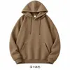 Sudadera con capucha de peso pesado súper suave Cross 420g Hombros caídos para hombre Otoño Invierno Nueva Sudadera con capucha de doble capucha Top casual holgado