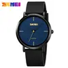 Reloj de Cuarzo Redondo Clásico SKMEI para Estudiantes, Moda, Correa de Silicona Colorida, Estilo Coreano, Reloj Casual
