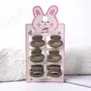 Pinza para el pelo pequeña trenzada de 2.5 cm, color café con leche, nueva, ovalada, para mechones rotos, flequillo, accesorios para la cabeza para niños, suministro transfronterizo
