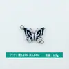 Al por mayor Versión Coreana Creativo Colgante Individual Patrón de Mariposa de Dibujos Animados Aleación con Goteo de Aceite Colgante de Pulsera Joyería Accesorios DIY
