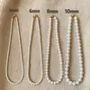 Colar de Pérolas Shijia Choker Elegante da Moda Francesa Feminino Nicho Versátil Design de Moda Corrente para Clavícula Nova Corrente Tendência