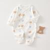 Ropa sin huesos para bebé recién nacido, primavera y otoño, algodón puro, ropa de monje para recién nacidos, ropa de escalada para niños y niñas, ropa de bebé para primavera y otoño.