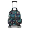 Bolsa de viaje mini plegable ultraligera al por mayor, bolsa de carrito pequeña universal con ruedas portátil, caja de tela para viaje de abordaje