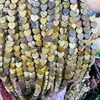 Pulsera y Collar Semiacabados Accesorios de Joyería DIY Fábrica Venta al por Mayor Hilo de Cuentas 6mm Forma de Corazón Agujero Recto Piedra Ágata Turquesa Pulsera
