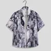 Conjunto de Camisa Floral de Manga Corta y Shorts Estilo Resort de Bali Estampado Floral Integral Estilo Retro de Hong Kong Tallas Grandes para Hombre y Mujer Ropa de Playa