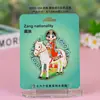 Imanes de Nevera de Aleación de Minorías Étnicas Guizhou Fénix Cultural y Creativo Chica Étnica Linda Viaje Magnético Imanes de Nevera de Metal