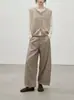 Chaleco de Punto de Cachemira Holgado con Cuello Redondo para Mujer Primavera y Otoño SUPNWOS, Chaleco sin Mangas, Top de Primavera