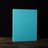 Pasta com Encadernação em Espiral, Capa Dura em Couro, Formato A4, com Folhas Soltas, em Estoque, Livro para Armazenamento de Amostras de Tecido com 3 Furos, Livro de Amostras de Cartões Coloridos, Livro de Amostras de Tecido em Branco