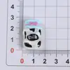 Garrafa de Chá com Leite e Geleia Transparente Desenho Animado Artesanal DIY Cola de Creme Resina Pequenos Acessórios Decoração para Fivela de Sapato Crocs Materiais