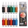 Tinta Laca DIY Artesanal Ventilador de Laca Especial 15ml Materiais para Ventilador de Laca Conjunto de Tintas para Ventilador Venda por Atacado Pintura