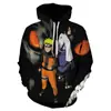 Sudadera con capucha casual para hombre, serie Naruto de anime 3D con estampado digital, europea y americana, 2023, AliExpress