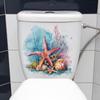 Shangyi PVC Autoadhesivo Removible Pegatinas para Inodoro Impermeables Pegatinas de Pared para Baño Fabricante Transfronterizo Venta al por Mayor Personalización Nuevos Modelos Transfronterizos