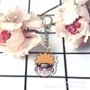 Llavero Acrílico Anime Q Naruto Sasuke Naruto Kakashi Colgante para Mochila Anime Circundante