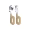 Ventas Directas de Fábrica Acero Inoxidable Silicona Vajilla Infantil Plato de Cena de Silicona Bol Tenedor Cuchara Babero Vajilla Set de Vajilla para Bebé