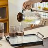 Bong Beibei Nuevo Chino Resistente a Altas Temperaturas Vidrio Taza para Beber traje Sala de Estar del Hogar Hospitalidad Lujo Ligero Juego de Té Tetera