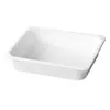 Plato para Exhibir Comida Blanca Guisada, Porcelana de Imitación, Uso Comercial, Brochetas para Comida Cocinada, Cuenco Aromático, Plato para Porción de Pollo, Vajilla de Melamina