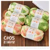 Hilo de fibra de bambú para tejer suéteres DIY hechos a mano, hilo de algodón para verano, materiales de punto de lino Tencel, kit de ganchillo, ovillo de hilo