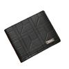 Nueva cartera para hombre, cartera corta para hombre, cartera juvenil de moda a cuadros, cartera horizontal suave, cartera multitarjeta de gran capacidad.