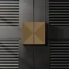 Nuevo Estilo Chino Antiguo Placa Sólida de Aluminio Manija de Puerta Tallada Hotel Club Caja Manija Lista para Usar