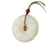 Jade Afgano Natural Nube Propicia Colgante de Seguridad Mantra de Seis Caracteres Colgante con Patrón de Nube Cumplidora de Deseos Colgante de Jade Venta al por Mayor