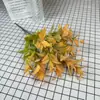 Ramo de Flores Artificiales con Hierba de Menta para Arreglos Florales de Boda, Materiales Decorativos Suaves para Paisajismo a Gran Escala, Flores Falsas, Flores Artificiales