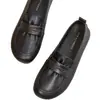 Nueva Colección Primavera/Otoño 2026: Mocasines Planos de Piel Suave con Punta Redonda, Zapatos Planos de Moda y Versátiles para un Uso Cómodo
