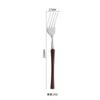Acero inoxidable 304 transfronterizo mango de madera cintura pequeña hombre brillante ala de pollo madera cuchillo y tenedor cuchara vajilla occidental juego de cuatro piezas cuchillo y tenedor para bistec