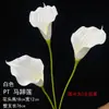 Venta Caliente Transfronteriza Nueva Primavera Eva Lirio Calla Wholesale Decoración Suave Arreglos Florales Arreglos Florales para Salón de Bodas Pared de Flores Decoración de Camino de Flores