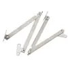 Acero Inoxidable Espesado Varilla de Tracción de Dos Pliegues Puntal Plegable Soporte para Puerta de Gabinete Mueble Activo Brazo Plegable Conector Telescópico