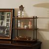 Estante de Almacenamiento Multicapa Lychee Sea Soporte para Tazas de Madera Maciza para el Hogar Estante de Exhibición de Mesa para Tocador de Dormitorio Estante de Almacenamiento de Madera