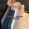 Máquina de Base Fairy Lavable Sin Costuras Una Pieza Nueva Lana 100% Australiana Cuello Alto Medio con Tejido de Punto para Otoño e Invierno 503211