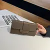 Carteira de Armazenamento Estilo Coreano Couro Bovino de Primeira Camada Transfronteiriça com Tampa Flip Pequena Fresca Multi-Slots para Cartão Carteira Multifuncional Bolsa para Celular Transversal