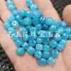 Tianhe Azul Corte Recto Estilo Antiguo Cuentas Piedra Preciosa Cuentas Sueltas Cuarcita Azul Jade Cuentas Cilíndricas Cuentas Espaciadoras Camino Camino A Través Accesorios de Joyería Cuentas