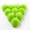 Directamente del fabricante: Bolas de Pelo Falso de Conejo de 8 cm, Accesorios de Bola de Felpa Coloridos para Ropa, Zapatos, Sombreros y Bolsos Hechos a Mano
