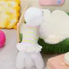 Ropa para Perros Pequeños, Vestido Floral de Primavera/Verano para Perros y Gatos, Bichón Pomerania Corgi 24 Vestido de Tirantes con Adorno de Encaje
