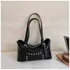 Elegante bolso retro de gran capacidad para mujer, nuevo bolso de hombro de moda 2026 para ir al trabajo, bolso tote relajado y bolso de axila